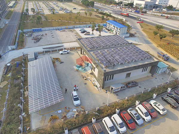 广州花都太阳能光伏储能充电桩系统